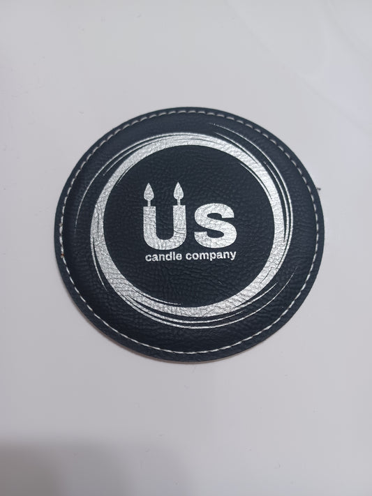 Leather Candle Coaster